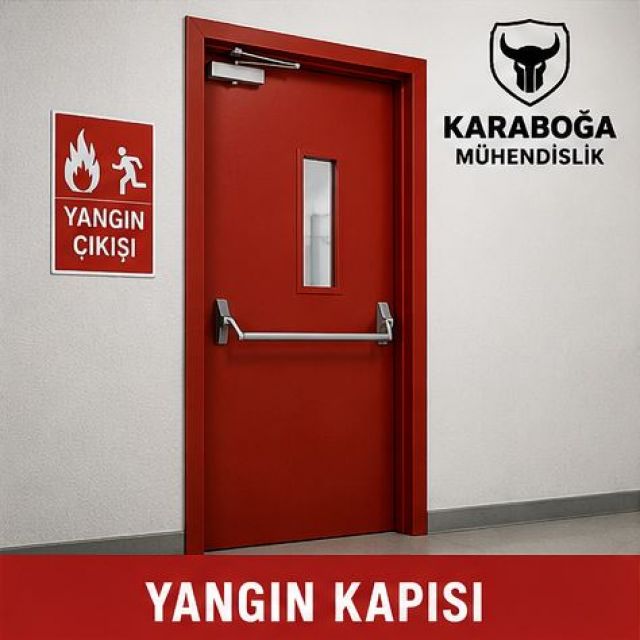 Maltepe Yangın Kapısı İmalatı ve Montajı | Karaboğa Mühendislik