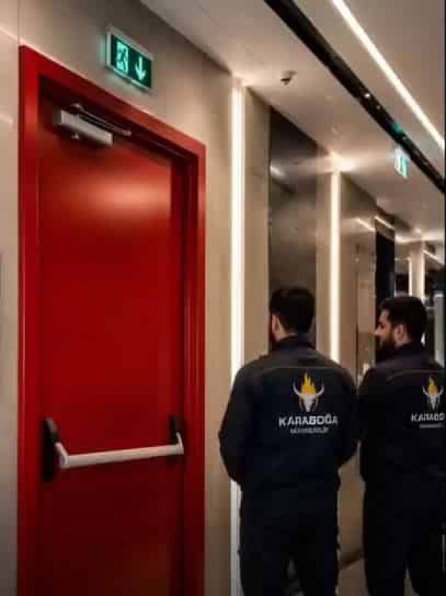 Çekmeköy'de Yangın Kapısı Değişimi